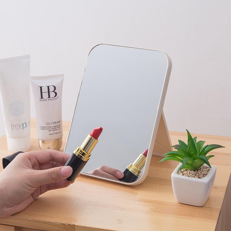 HD Square Folding Portable Makeup Mirror - Minimalist and Elegant Design