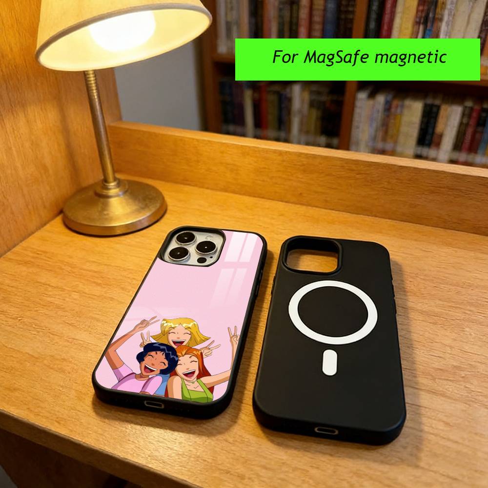 T-Style Spies Phone Case For iPhone17,16,15,14,13,12,11 Plus,Pro Magnetic For Magsafe Wireless Charging