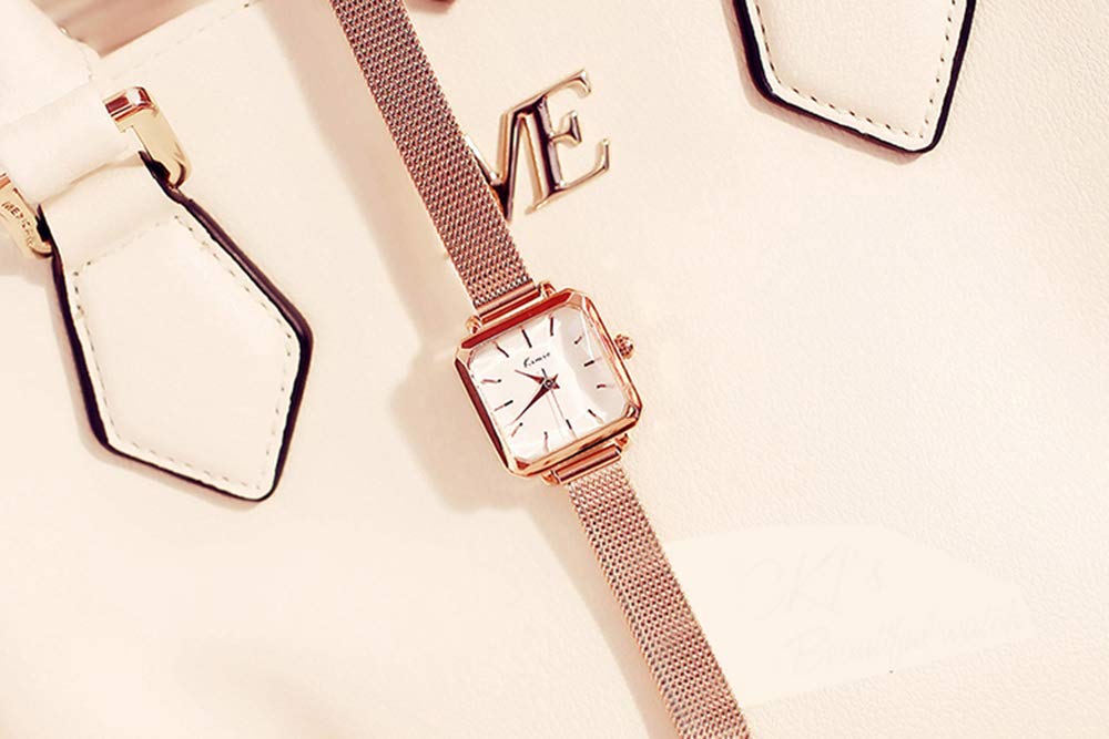 KIMIO K6236 Women's Watch, Stylish, Simple Design (Gold Rose)