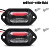 3style 6 LED Car Truck License Plate Lights Truck RV Trailer Van Tail Lamp Waterproof Signal Lamp White Lighting Bulbs 12-24V