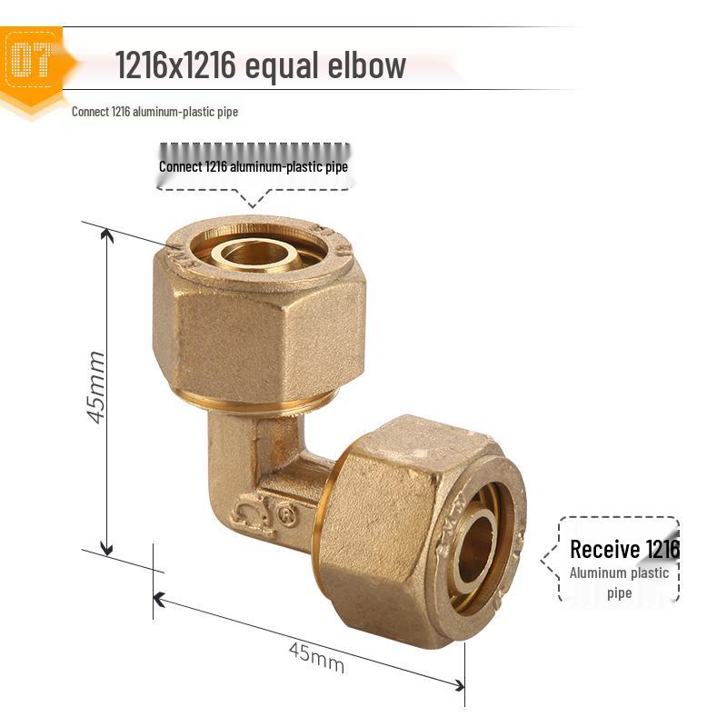 Solar-Warmwasserbereiter Aluminium-Kunststoff-Rohrverschraubungen mit Kupferverbindungen und Gewinde-Winkel-, T-Stück- und Geradverbindern