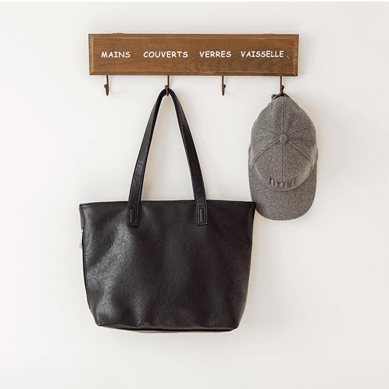 Tote Bag New Autumn and Winter Fashion Women's Bag Casual One-shoulder Commuting Soft Leather Large Capacity Bag