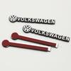RUNTB1 Car Audio Decorate 3D Aluminum Emblem Badge Sticker Decal Accessories For Volkswagen VW R GTI Golf Beetle Polo Passat B6 Tiguan