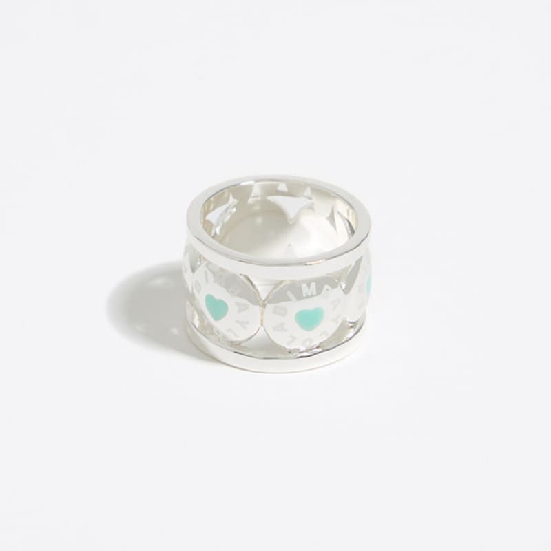 BIMBA Y LOLA [24SS] BIMBA Y LOLA Blue Candy Logo Ring B245AIR008BLD