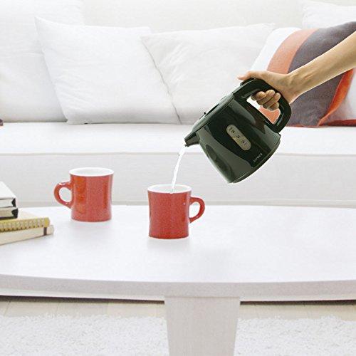 siroca SEK-208 0.8L Electric Kettle [Spill-Resistant], Black