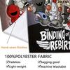 Dark Indie Game Wall Hanging Printed Fabric Blanket Decorative Tapestries for Bedroom Living Room Home Decor