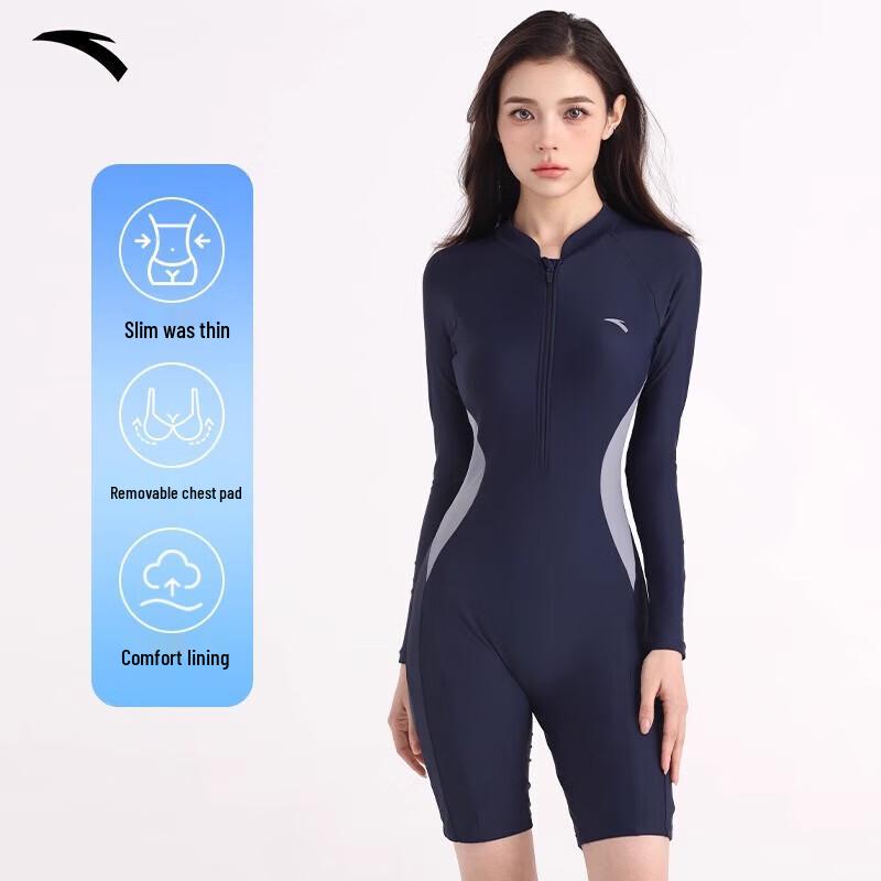 Anta Women's Long Sleeve One-Piece Swimsuit