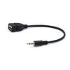 AUX To USB Adapter Sound  Music Car Stereos Male Plugs Jacking To USB Female Cord