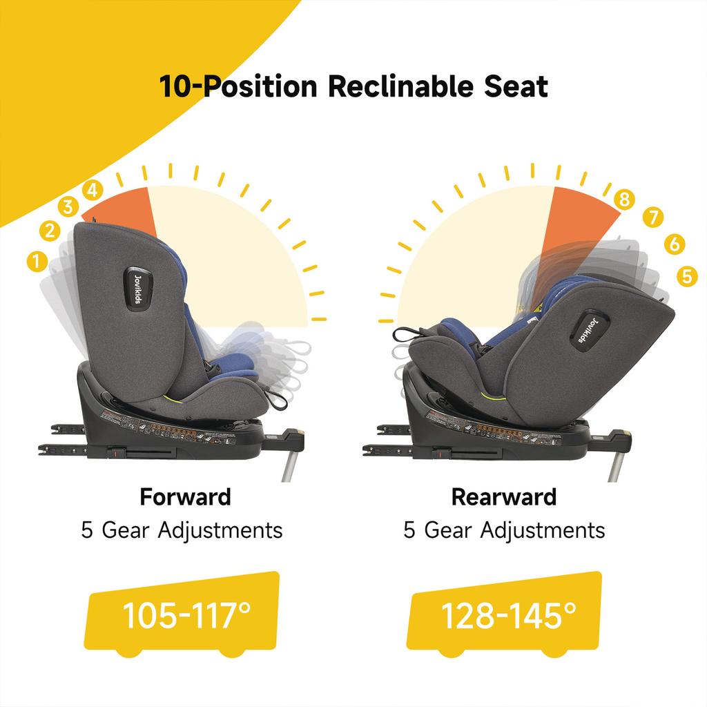 360 Rotating Child Car Seat, ISOFIX, i-Size 40-150cm, 0-12 Years, Rear-Facing, ECE R129 (Pink)