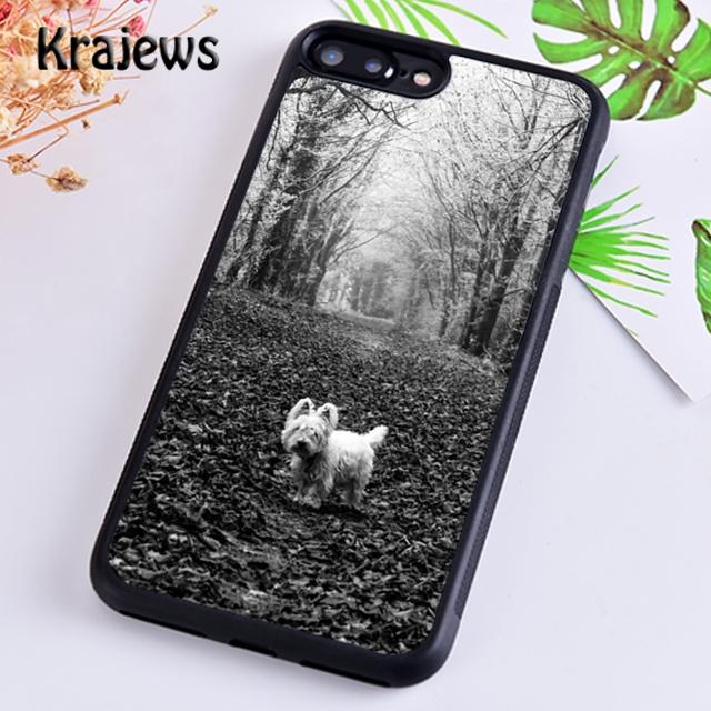 Krajews Westie Dog Small White Phone Case Cover For iPhone 17 Air 16 15 14 plus 12 13 pro max coque Fundas