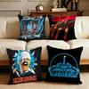 Music Scorpions Cushion Cover Cushion Cover Set 4Pcs 50x50 45x45 40x40 Pillowcase Decorative Sofa Home Decor