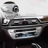 Car Interior Central Control Air Conditioning CD Panel Button Replacement Cover Stickers Auto Accessories For BMW G30 2018-21