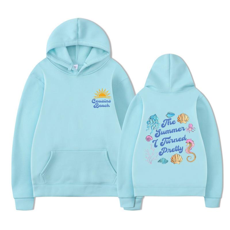 2025The Summer I Turned Pretty Hooded Sweater Loose Casual Hoodie