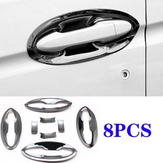 Exterior Side Door Bowl Cover Trim For Honda Fit/Jazz 2014-2020 Black Titanium