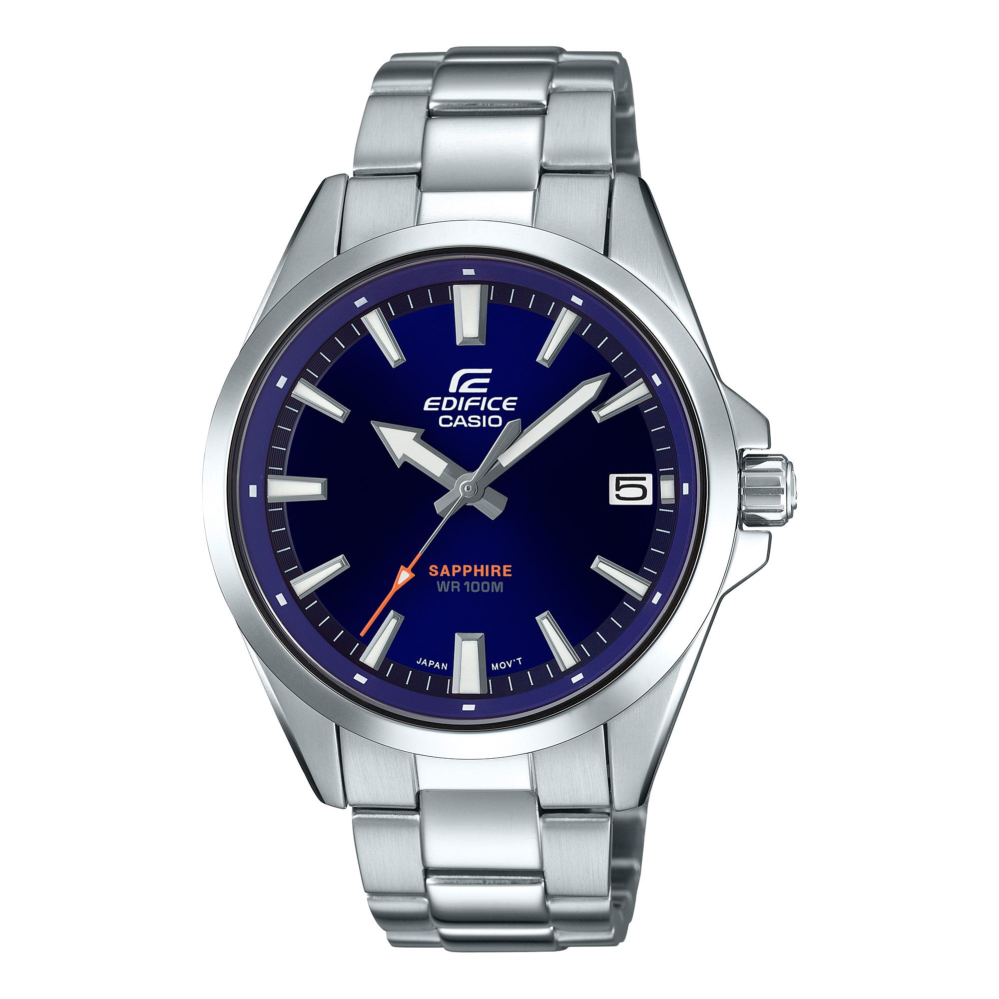 

Casio Men s Analog Quartz Watch EFB-107D-2AV синий