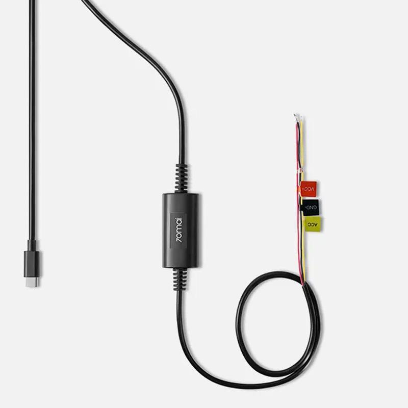 "70mai M800 X200 Step-down and A810 UP03 Parking Monitoring Line for M500 - Perfect for Safe Driving."