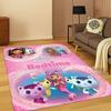 Uroczy Domek Gabbiego Kreskówkowa Dziewczynka Dywanik do Sypialni Salonu Kanapy Wycieraczka Wystrój Domu, Dywanik do Kącika Zabaw Dzieci Antypoślizgowy Prezent