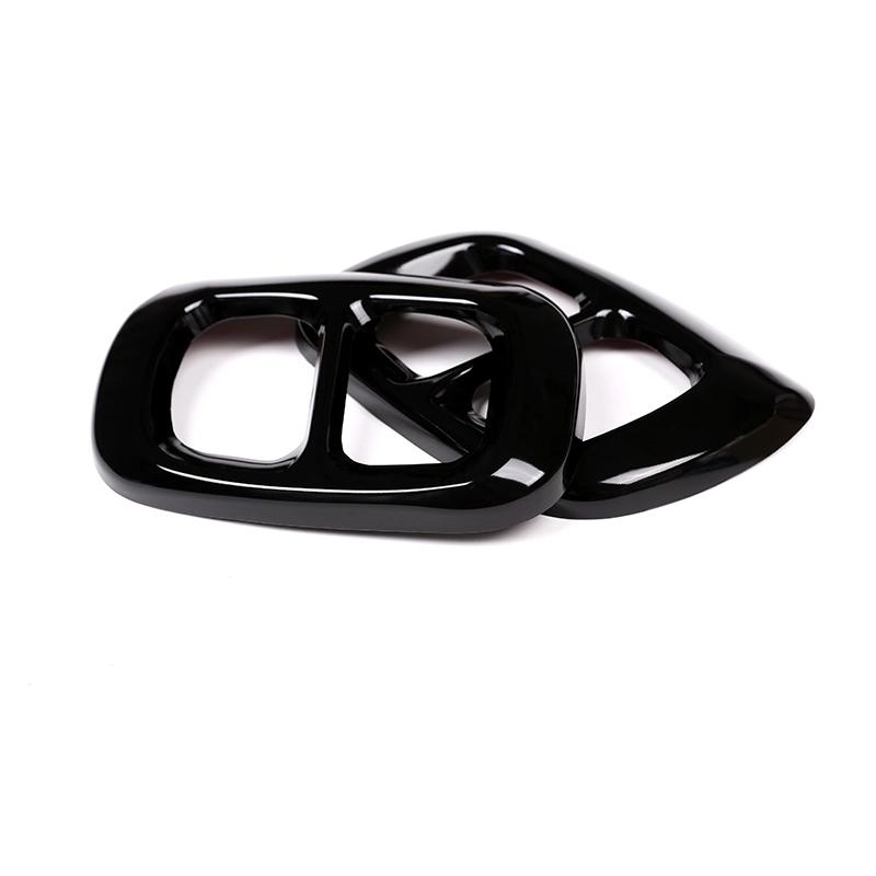2pcs Stainless Steel Chrome For Mercedes Benz GLA Class X156 Car Exhaust Output Tail CoverTrim For Infiniti Q30 QX30