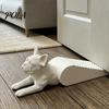 Room Accessories French Bulldog Door Stopper Wedge, 3D Printed Dog Shape Doorstop, Animal Doorstop Anti-slip No Drilling Floor for Home Office Bedroom