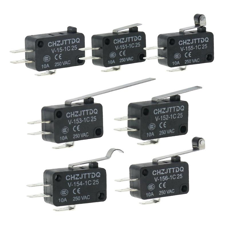 V-Series Limit Micro Switch: V-15, V-152, V-153, V-154, V-155, V-156-1C25