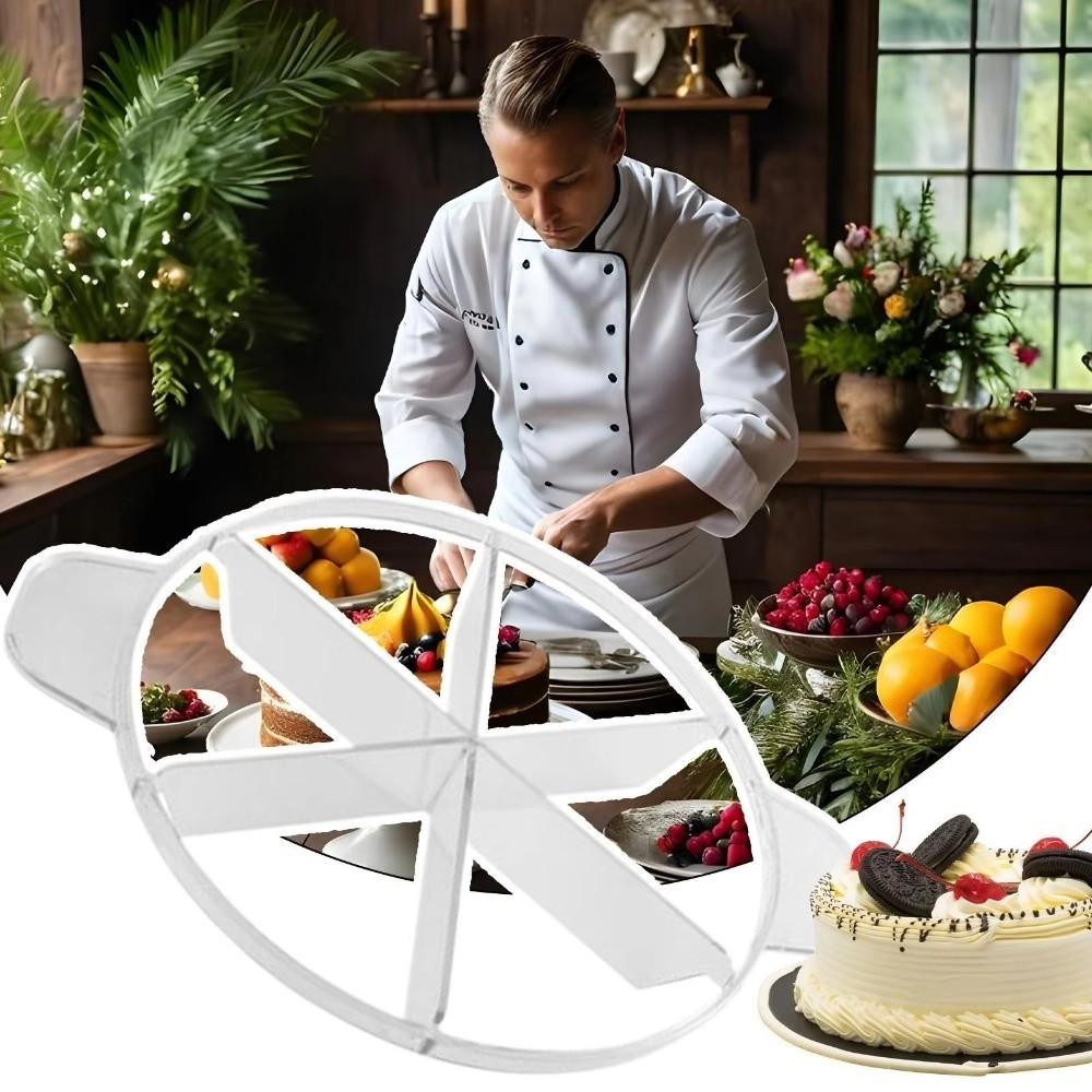 Mit Griff Kuchenschneider Schneider Kunststoff Gebäckschneider Gleichmäßig teilen Brotteiler Küchenutensilien