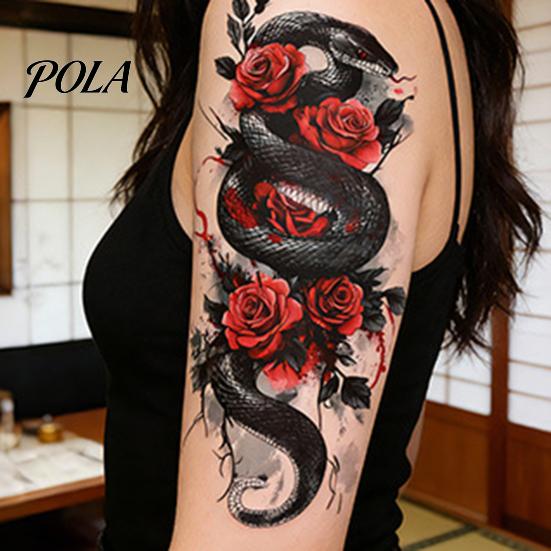 5 Sheets Tattoo Stickers, Skin-Friendly Temporary Tattoos for Adults And Kids, Easy To Apply Hypoallergenic Non-Irritating Body Art for Events And