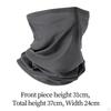 Bandana Scarf Face Cover Shield Breathable Polyester Fabric with Ear Loops Sun Dust Protection for