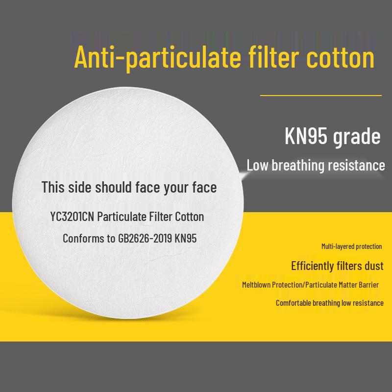 8200 Silicone Gas Mask with Activated Carbon for Spray Paint, Pesticides, Chemicals, and Dust Protection.