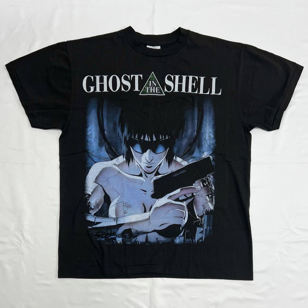 

[USED] Ghost in the Shell Motoko Kusanagi Print Anime T-Shirt, Used, Size L, Black