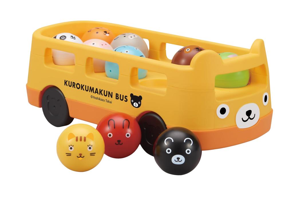 KUMON PUBLISHING 's Kurokuma Count To 10 Bus Educational Toy, Numbers, Learning Foundation, Ages 1.5 and Up, KUMON KB-11
