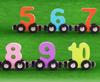 Wooden Magnetic Number Train - Early Education Pull-Along Toy