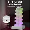 DIY Color Changing Desk Lamp RGB 16 Color LED Lamp Bedroom Bedside Table Decoration Lamp Touch Switch Multi-step Light