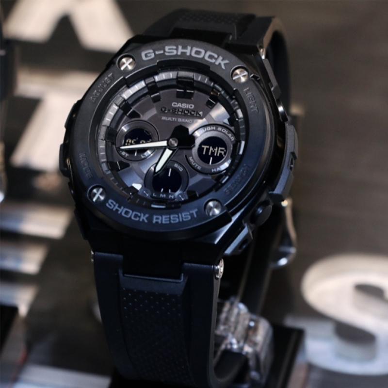CASIO Men G-STEEL Series Black Watch GST-S300G-1A1 GST-S300G-1A1