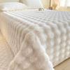 Super Soft Throw Blanket Lavender Premium Silky Flannel Fleece 3D Clouds Stylish Jacquard Lightweight Bed Blanket All Season Use