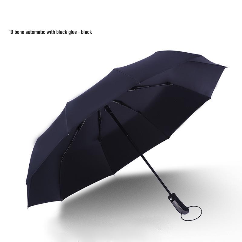Automatic Three-Fold Sunshade Umbrella: UV-Protection & Rainproof for Men and Women