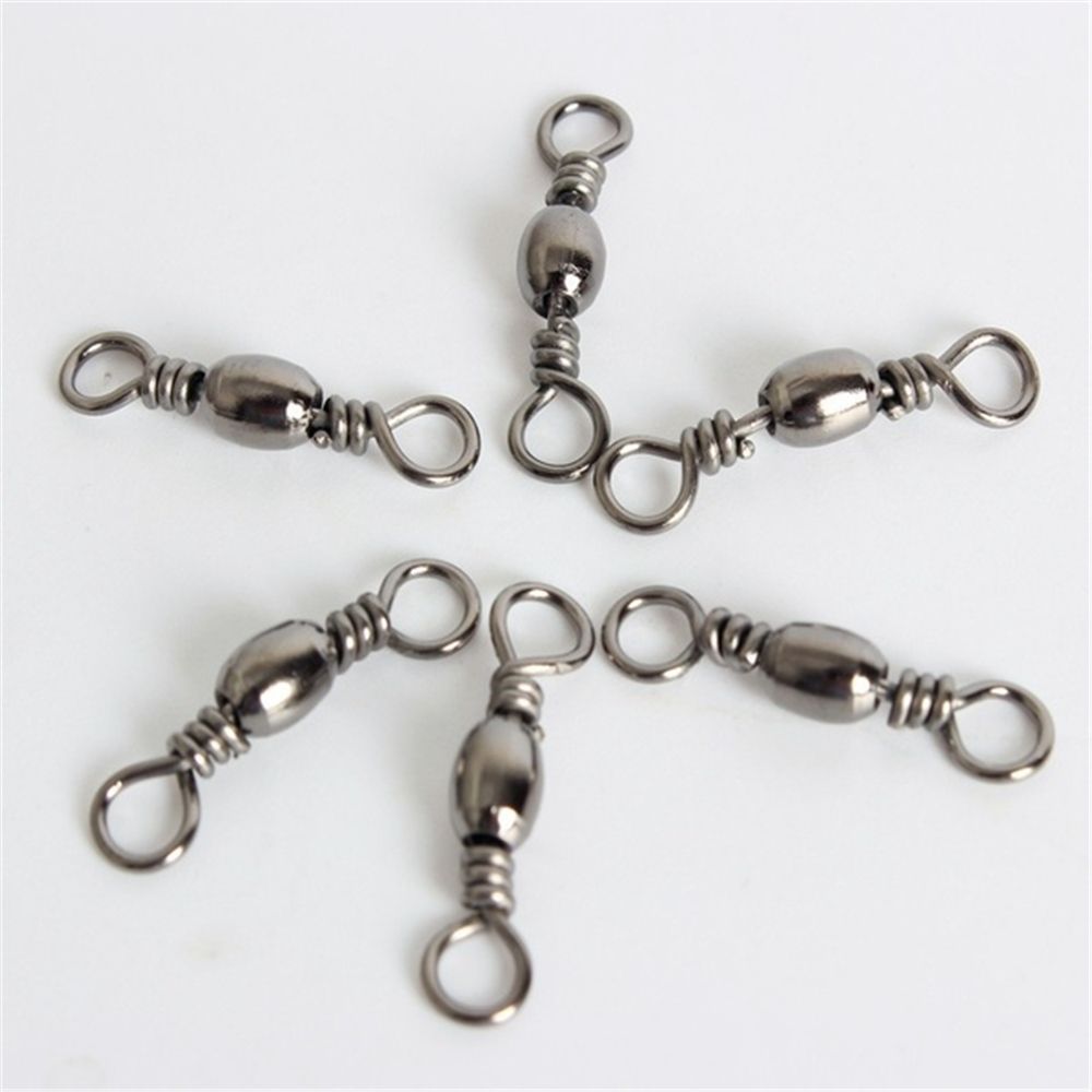 50pcs Ball Bearing Fast-lock Nice Snap Connecting Snap Swivel Connector Bearing Rolling