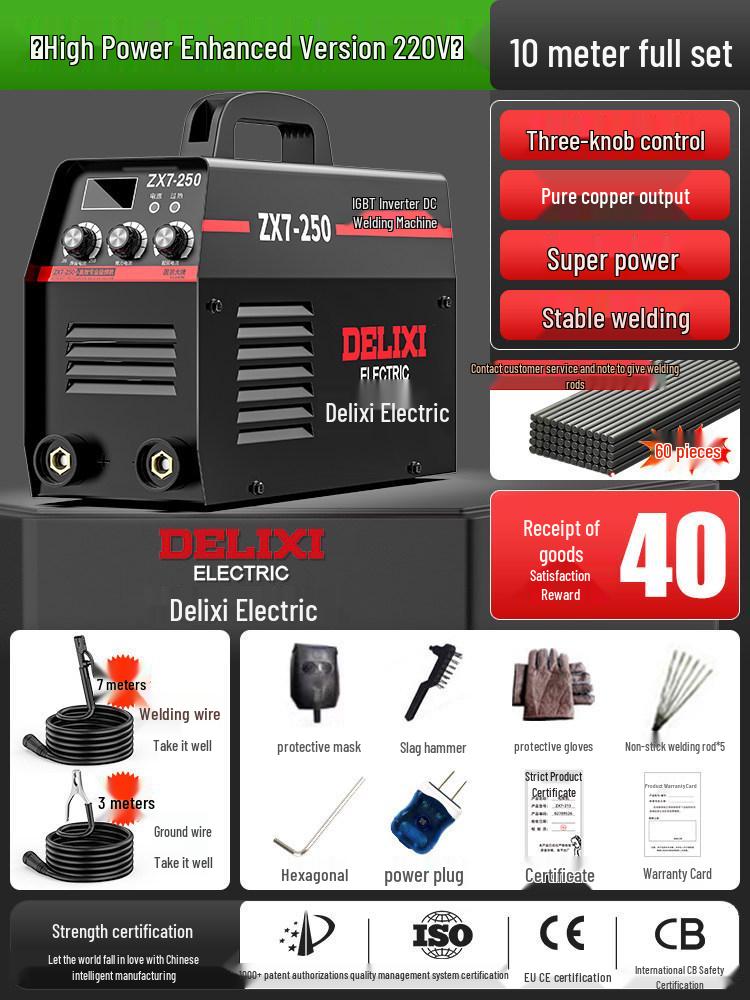 Delixi Dual Voltage High-Power Multi-Function Digital Welder