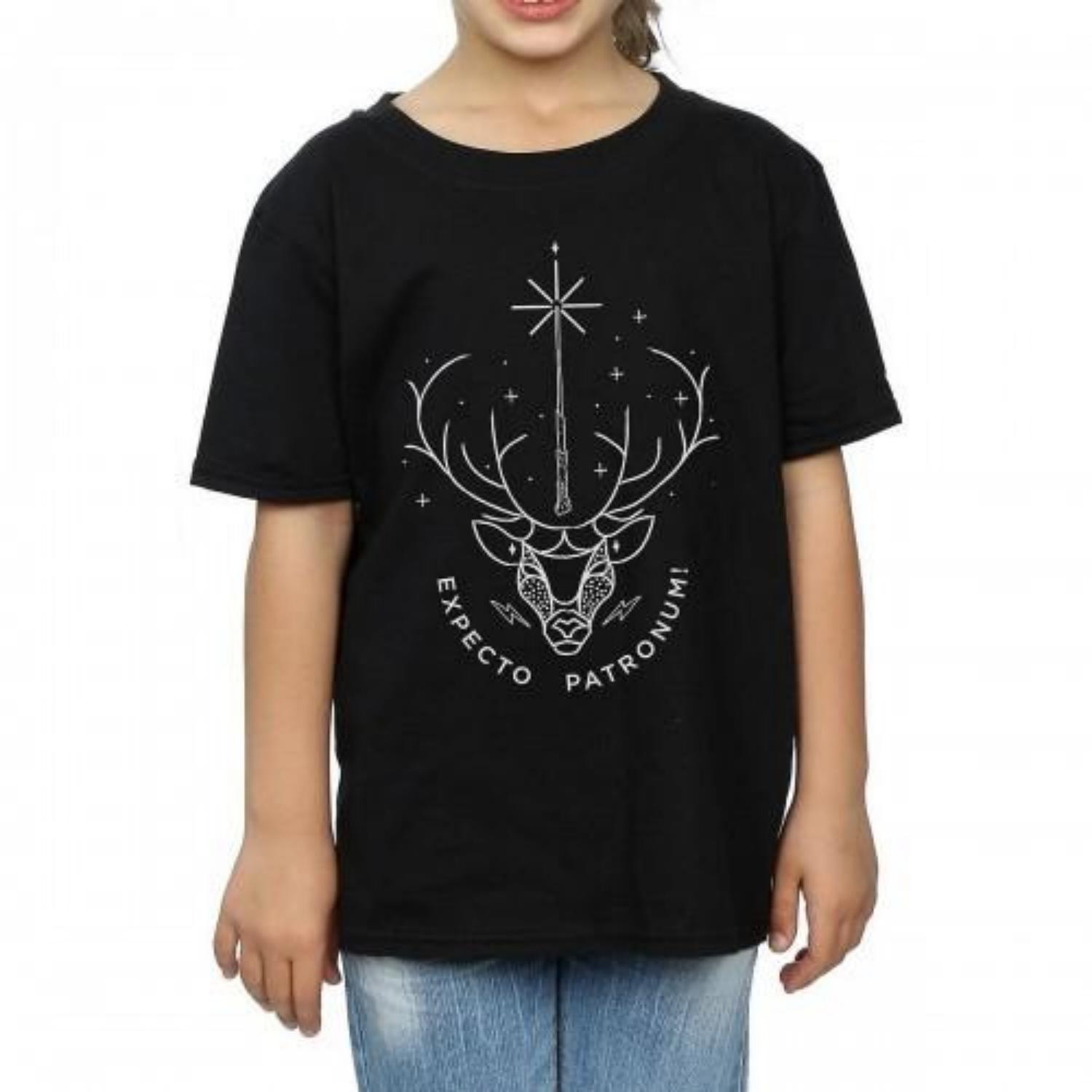 HARRY POTTER Girls Expecto Patronum Cotton T-Shirt XXXXL