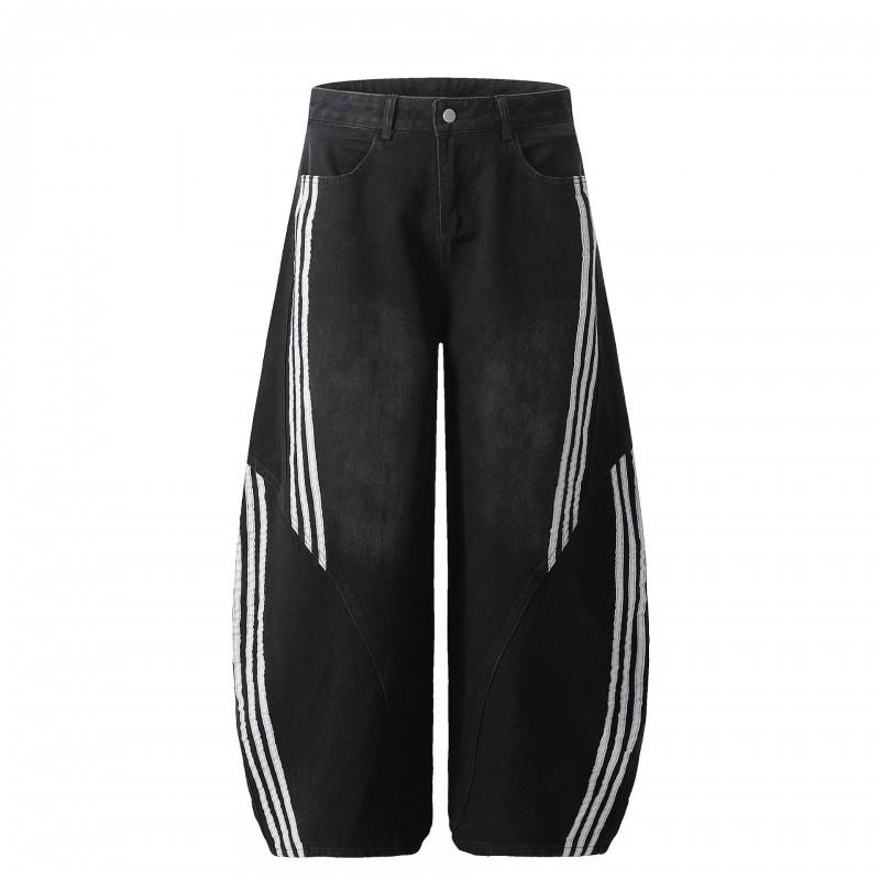 Mens Relaxed Fit Straight Leg Denim