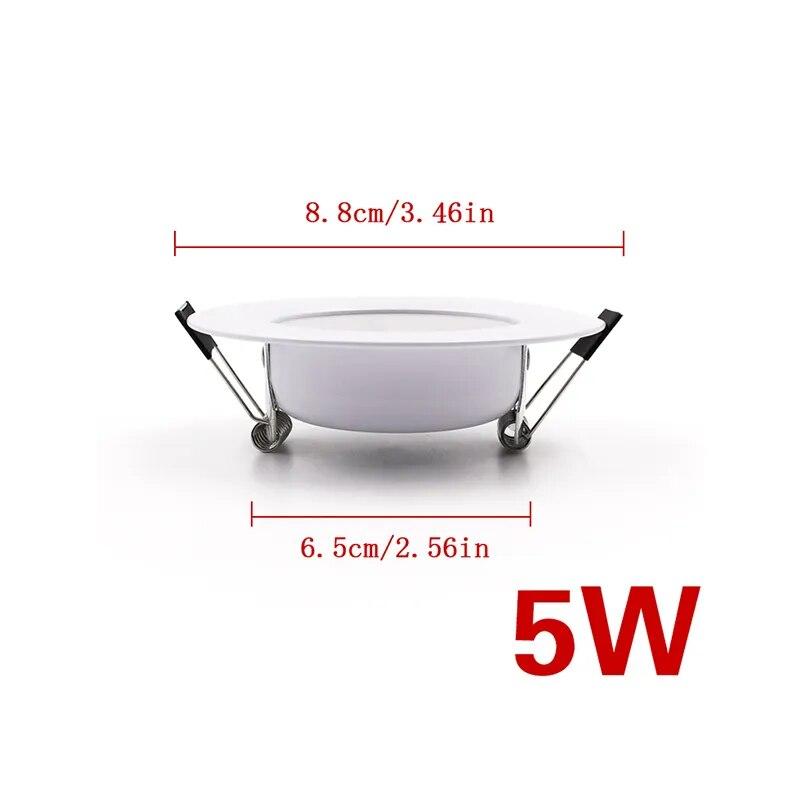 New Home Living Room Bedroom Led Downlight Ceiling Light Indoor Outdoor White WWarm Light G017