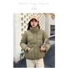 Small down cotton jacket short three-button bread jacket casual jacket stand-up collar down cotton jacket batch