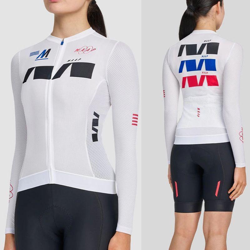 Langarm Fahrradtrikot Herren Damen Mountainbike Rennrad Reitbekleidung Atmungsaktiv Feuchtigkeitstransportierend