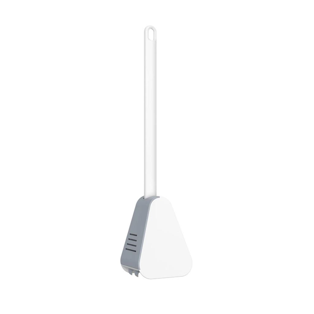 Golf Long Handled Silicone Toilet Brushes With Holder Set No Dead Corner Toilet Cleaning Brush Bathroom Cleaning Accessories