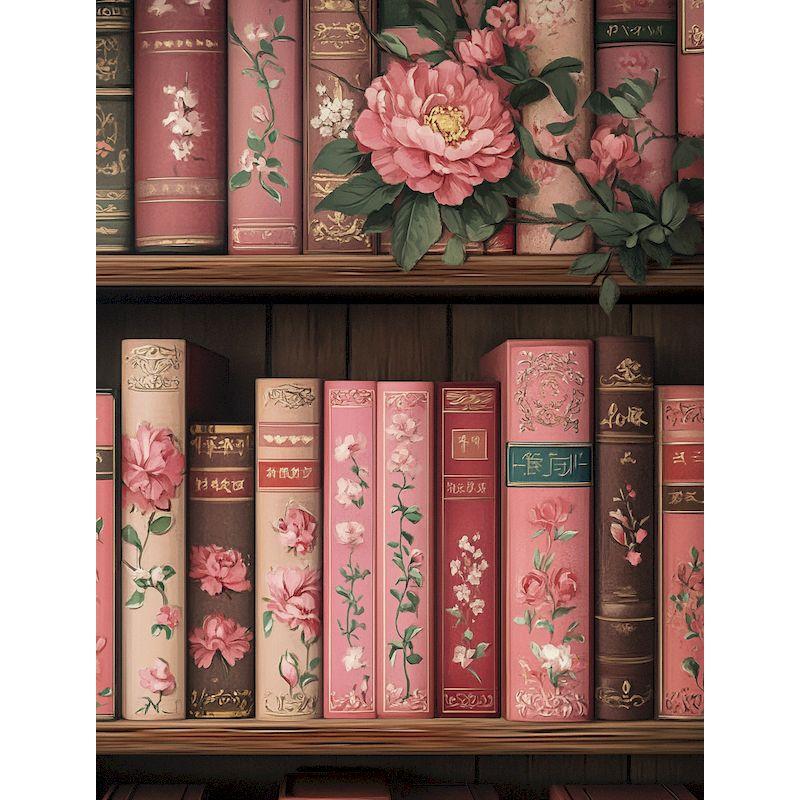 GATYZTORY Diy Painting By Numbers Flower Book Landscape Coloring By Numbers Artwork Diy Gift Paint Kit On Canvas Paint Set