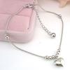 Women's Fashion Heart-Shaped Pendant Beads Foot Chain Sandal Beach Anklet Gift