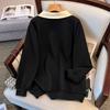 Plus Size Autumn Lapel Hoodie for Chest Circumference 200/300/350 Jin