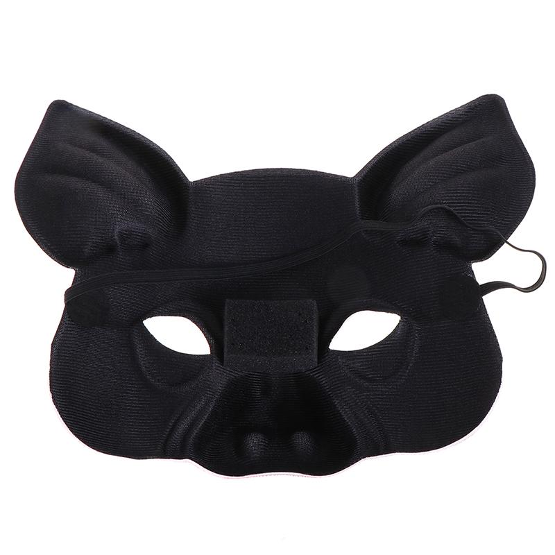1ks Plesová maska Prase Poloviční obličej Párty maska Na Halloween Festival Jevištní představení