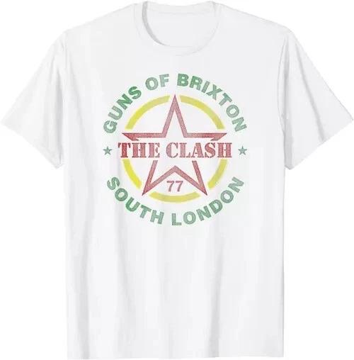 The Clash Guns Of Brixton White T-Shirt XL