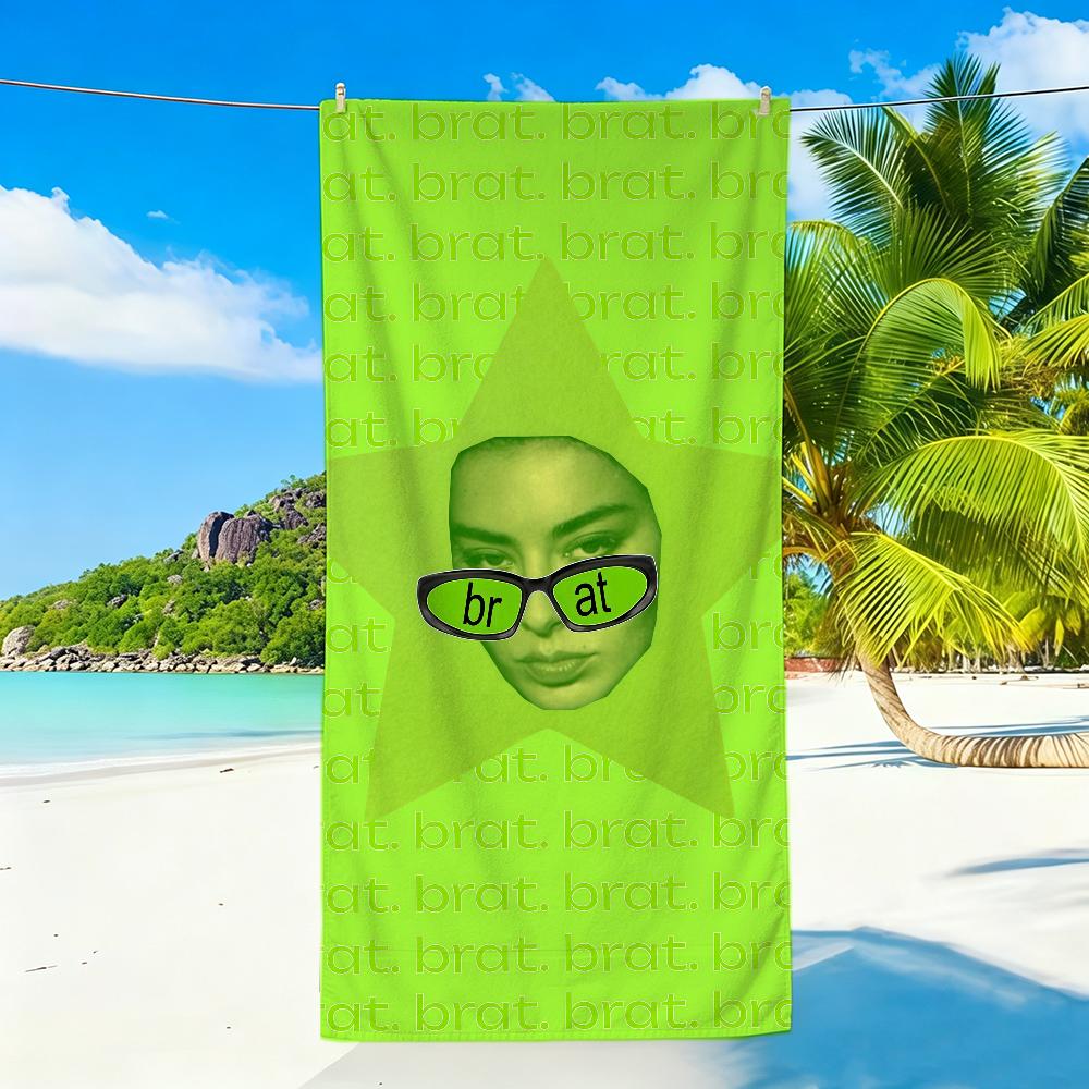 Singer C-Charli XCX Towel Sports Quick Dry Travel Camping Sandproof Soft Light Large Beach Towel
