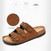 Men Sandals Summer Leather Men's Sandals Women Slippers Non-Slip Outdoor Beach Casual Shoes Zapatos Hombre Durable Luxury Shoes